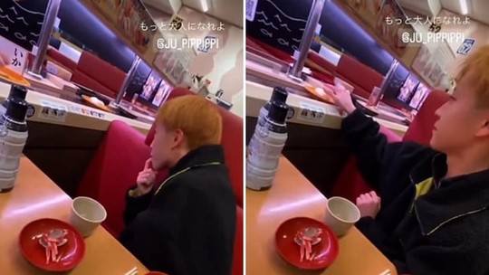 Adolescente é processado após postar vídeo lambendo sushi de buffet, em brincadeira viral no Japão