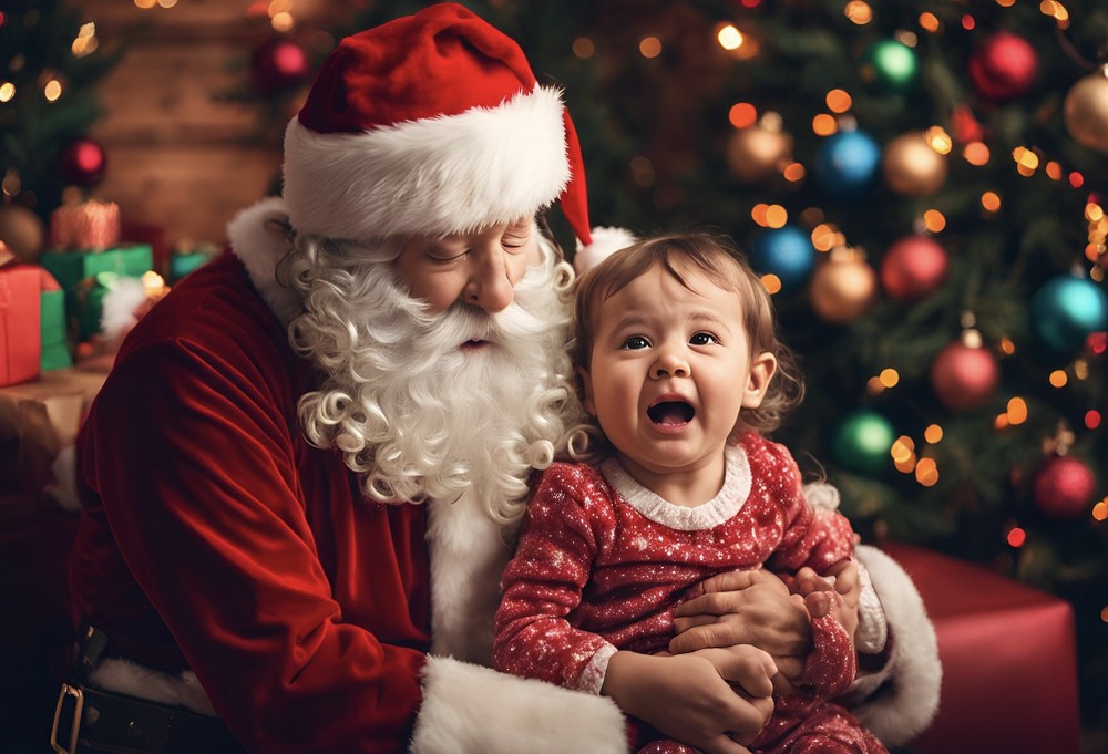 8 dicas para fazer a criança perder o medo de Papai Noel