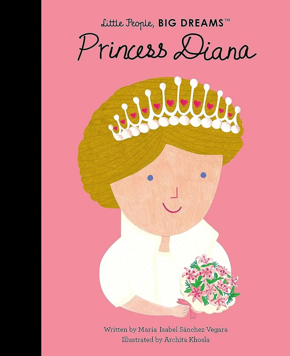 Capa do livro infantil que retrata os distúrbios alimentares da Princesa Diana — Foto: Divulgação