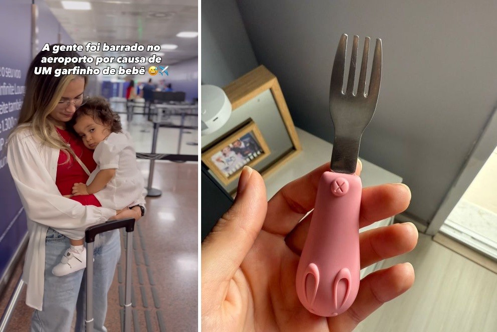 Mãe é barrada em aeroporto por causa de um item simples do bebê