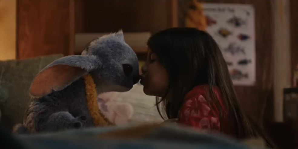 Cena do live-action de Lilo & Stitch — Foto: Reprodução