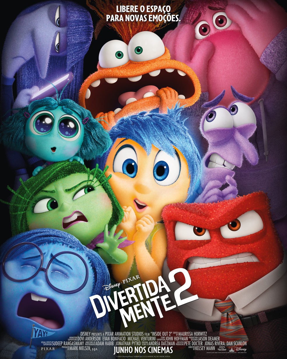 Disney revela p steres emocionantes de divertida mente 2 