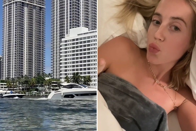 Babá de família rica mostra vida de luxo, com viagens em jatinhos e iates