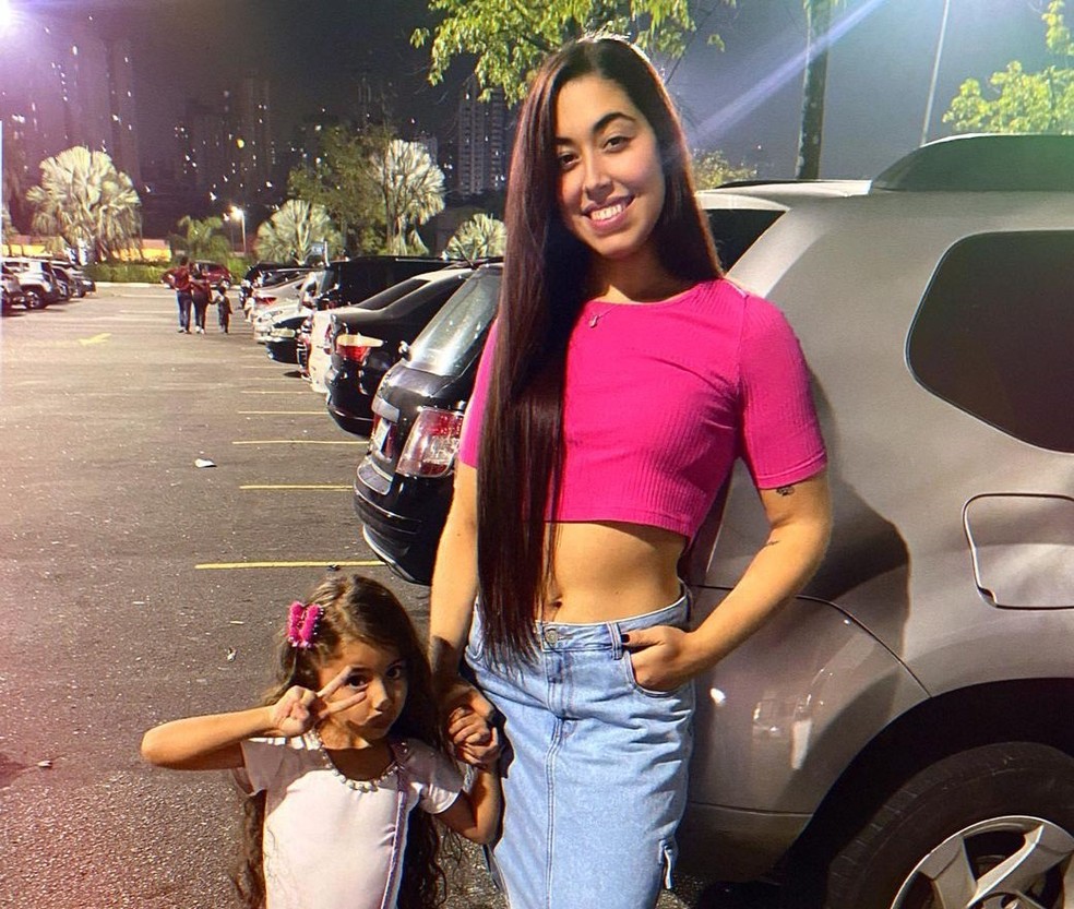 Gabi e a filha Gigi — Foto: Reprodução/Instagram