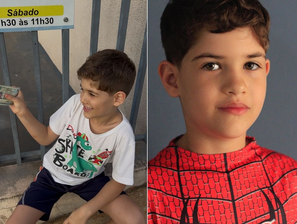 Miguel feliz da vida com seu novo documento &mdash; Foto: Arquivo pessoal