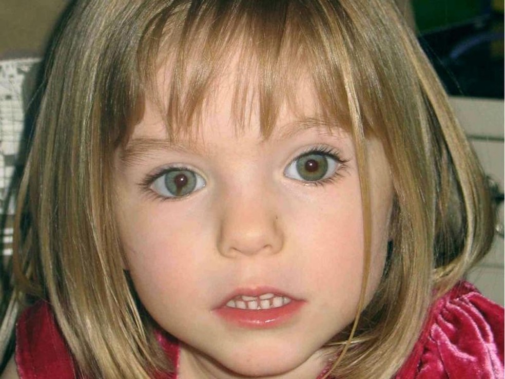 Madeleine McCann, desaparecida em 2007, quando tinha 3 anos  — Foto: Divulgação