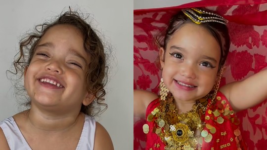 Asoka makeup: menina de 4 anos viraliza com tendência de maquiagem indiana do TikTok