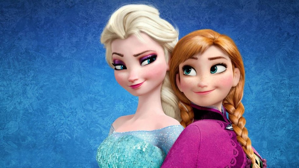 Elsa e Anna, de "Frozen: uma aventura congelante" — Foto: Divulgação