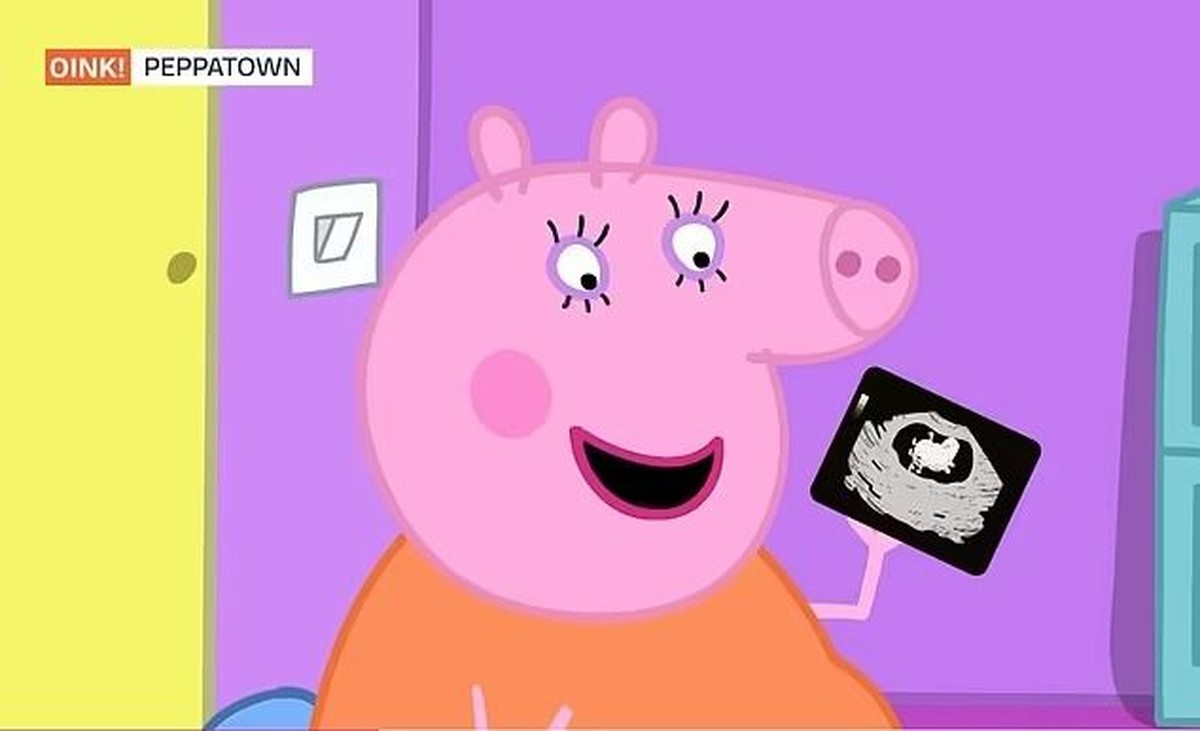Mamãe Pig anuncia que está grávida e Peppa Pig ganhará um novo irmão