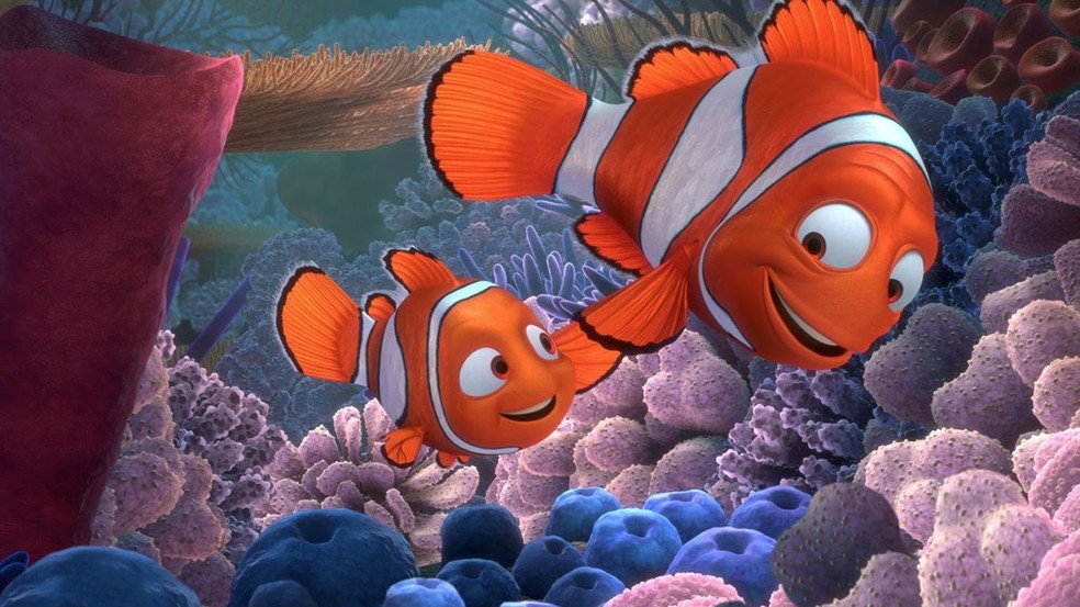 Nemo e Marlin, de "Procurando o Nemo" — Foto: Divulgação