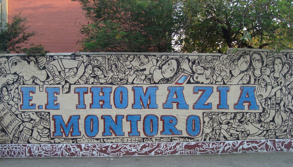 Fachada da Escola Estadual Thomazia Montoro, na cidade de São Paulo (SP) — Foto: Reprodução/Facebook