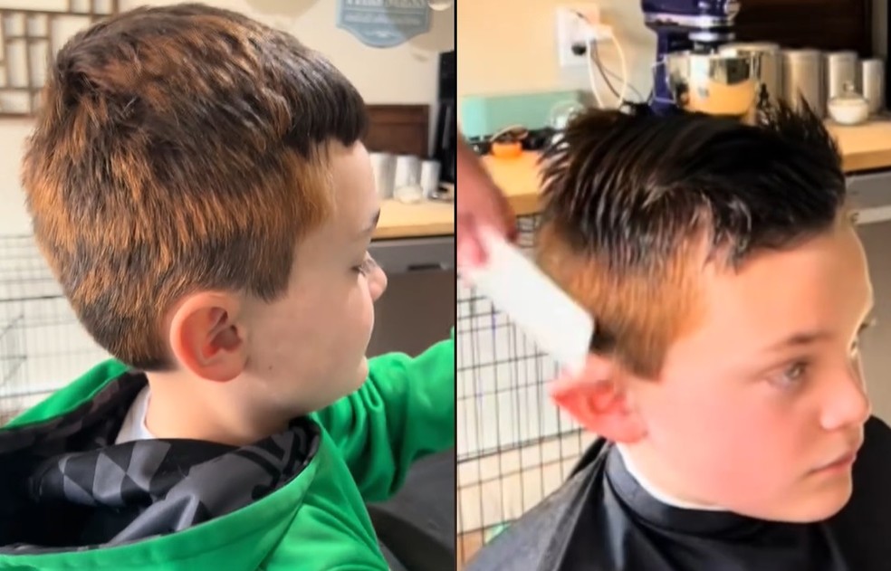 Crianças com cabelo de duas cores chama atenção na web: “É natural ...