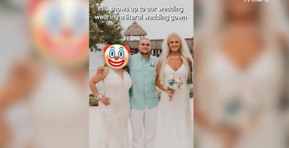 Fiquei furiosa porque a minha sogra usou no meu casamento um