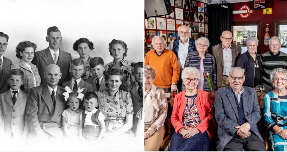 Guinness: 13 irmãos holandeses quebram recorde por terem juntos 1,116 anos