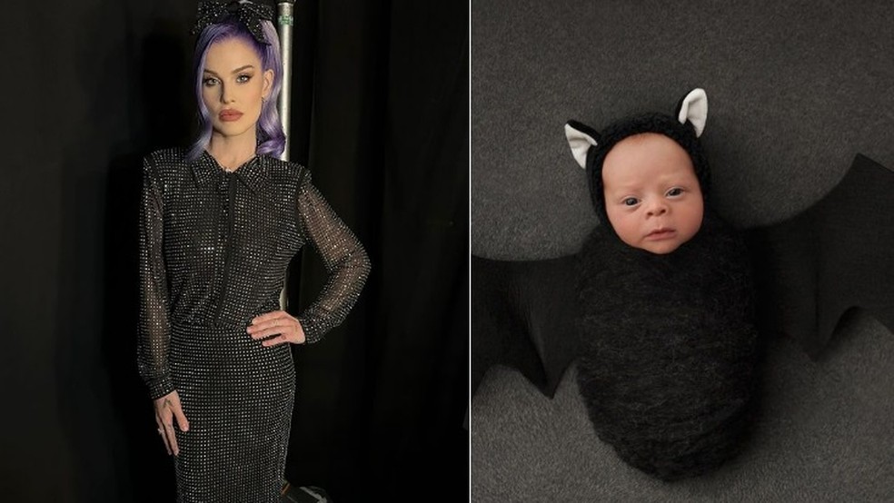 Kelly Osbourne e Sid Wilson, dos Slipknot, partilham primeira fotografia do  filho: vestido de morcego, em homenagem ao avô Ozzy Osbourne - Expresso