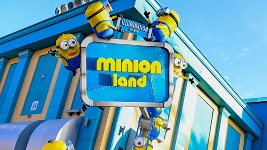 Minion Land será inaugurada em agosto no Universal de Orlando, nos EUA
