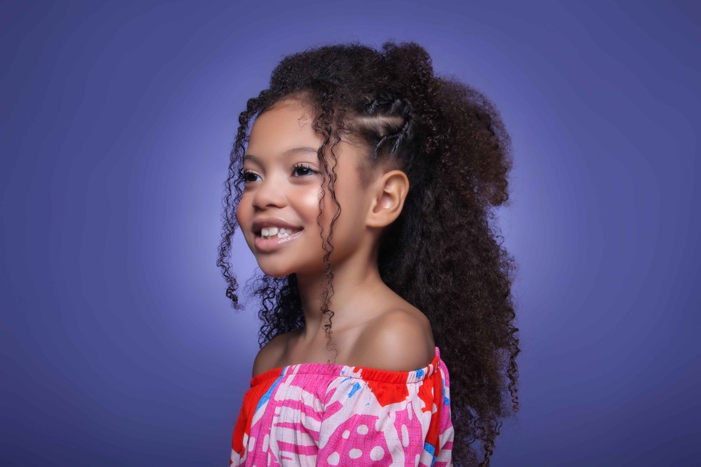 Cabeleireiro infantil cabelo crespo top