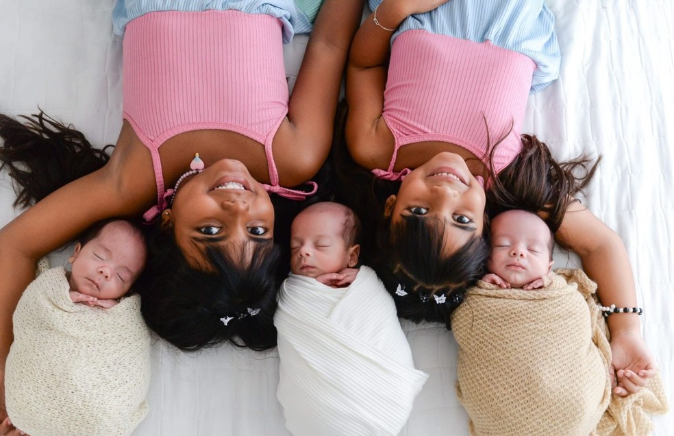 De repente, cinco! &mdash; Foto: Arquivo pessoal