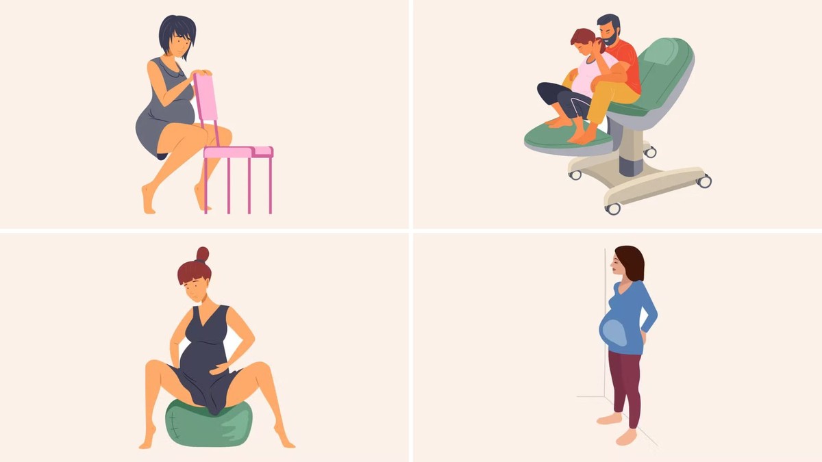 Quais são as melhores posições para o parto normal? Conheça as principais