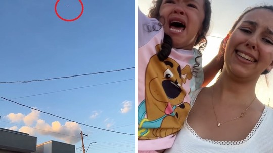 Bonequinha voadora "vai embora", menina entra em desespero