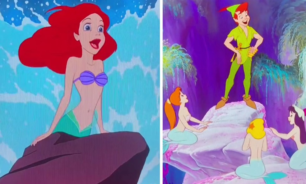 Os fãs de A Pequena Sereia acabaram de encontrar uma teoria 'selvagem' que conecta Ariel a Peter Pan — Foto: Reprodução Daily Mail