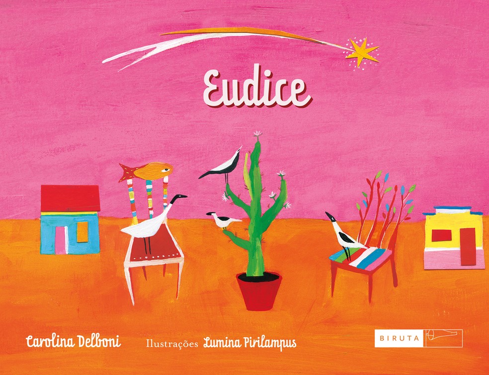 Livro infantil "Eudice", de Carolina Delboni e Lumina Pirilampus — Foto: Divulgação