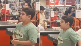 Menino de 10 anos canta ópera e impressiona em supermercado