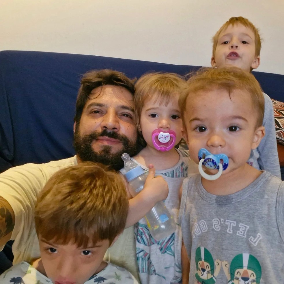 Tiago Eltz Esposa E Filhos