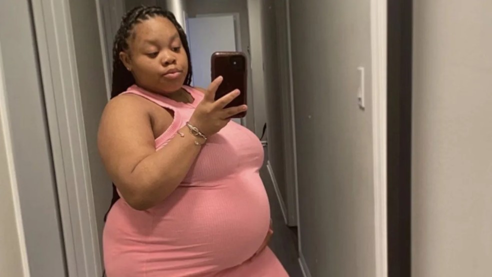 Jessica grávida — Foto: Arquivo pessoal