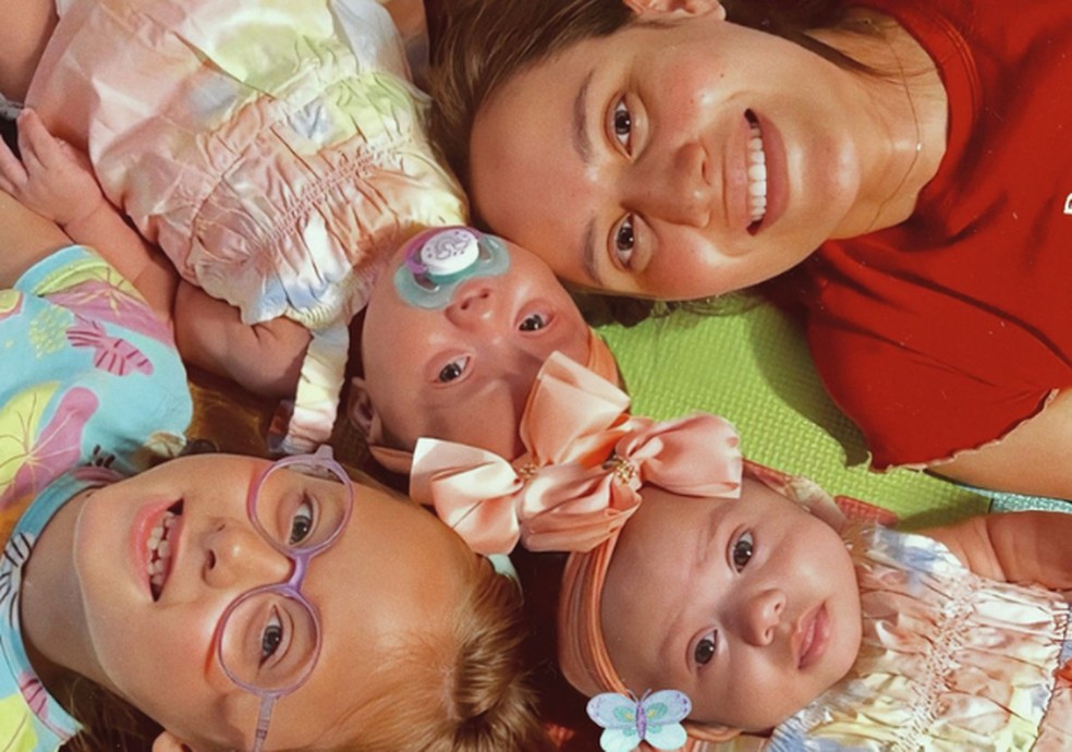 Loyane, Aurora, Athena e Ártemis — Foto: Arquivo pessoal