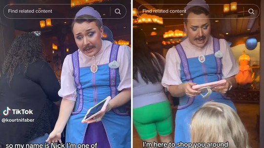 Funcionário da Disney vestido de “ajudante de fada madrinha” gera polêmica e até ameaça de boicote
