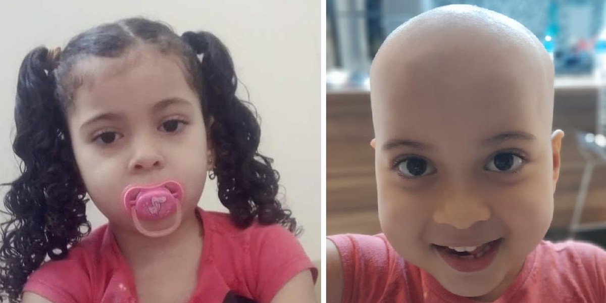 Menina de 6 anos luta contra leucemia: "Nosso mundo desabou"