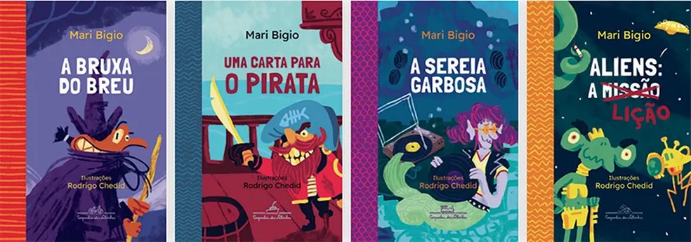 Livros de Mari Bigio e Rodrigo Chedid — Foto: Divulgação