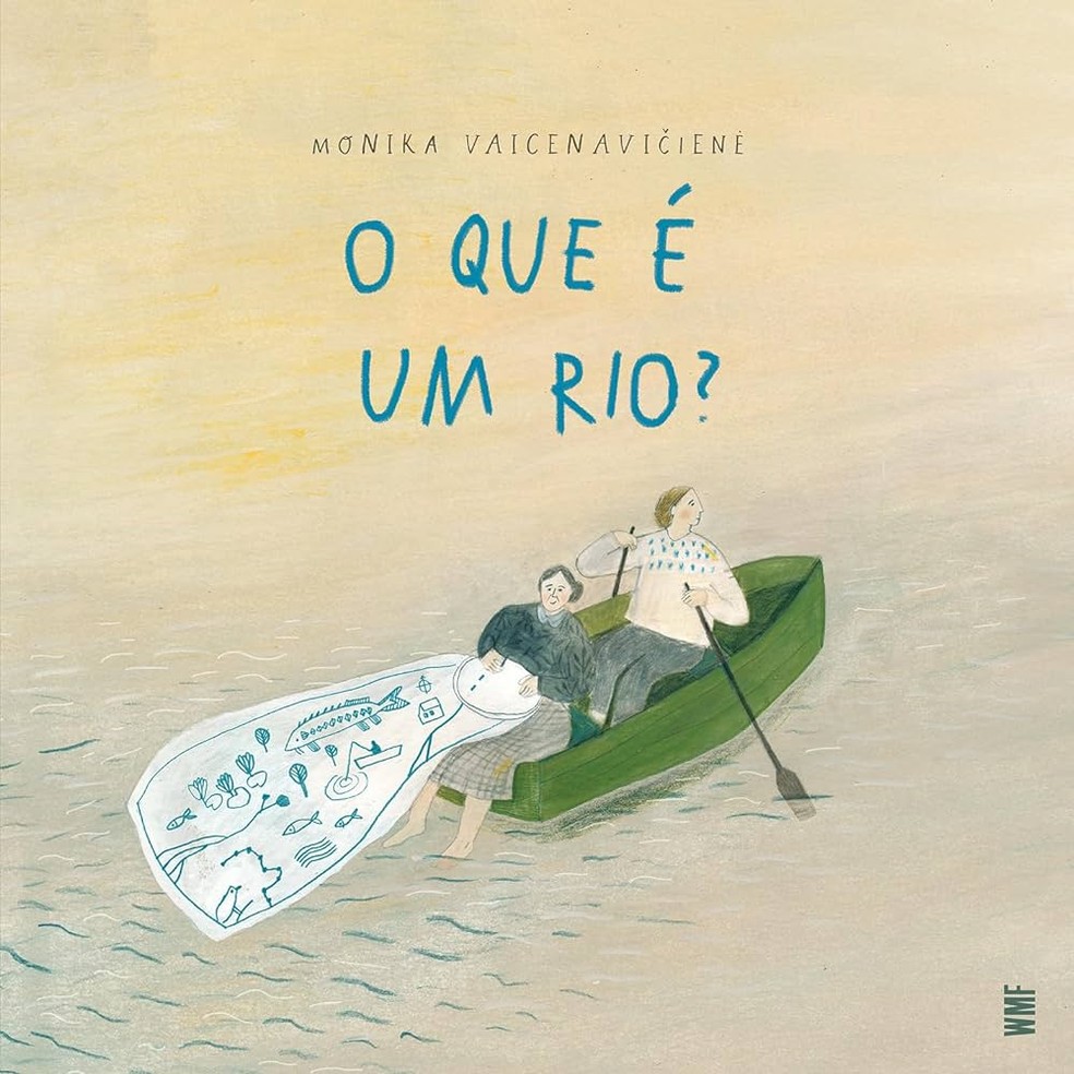 Livro infantil O que é um rio?, de Monika Vaicenaviciene — Foto: Divulgação