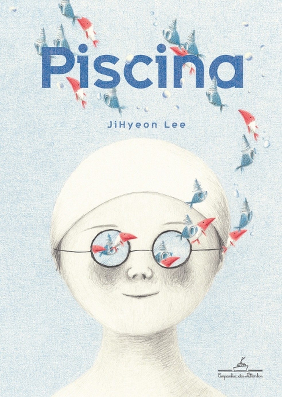 Livro infantil Piscina, de JiHyeon Lee — Foto: Divulgação