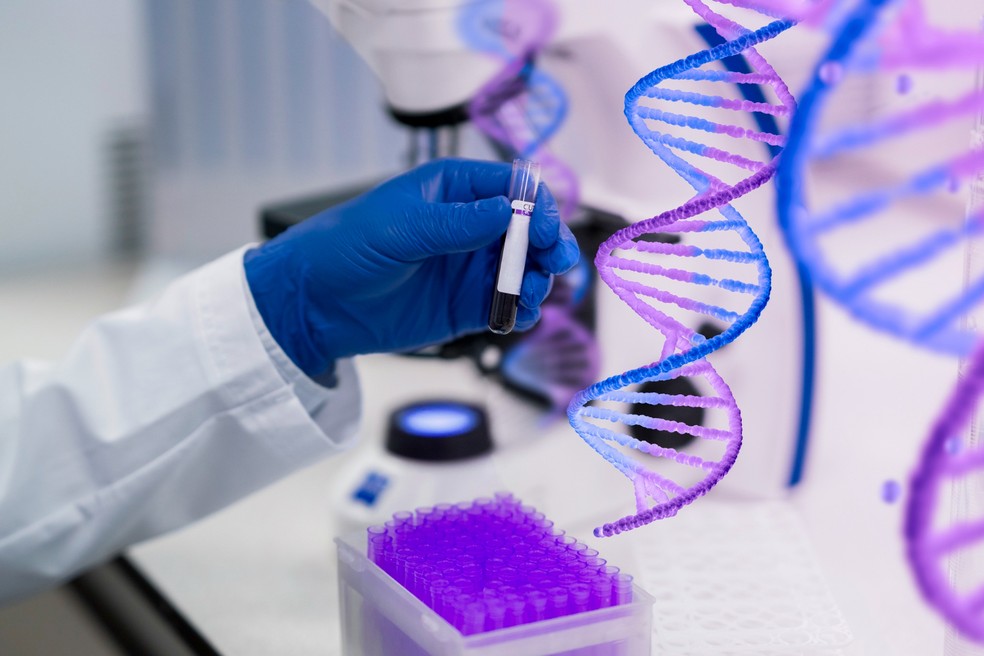 Teste genético, exame de DNA — Foto: Freepik