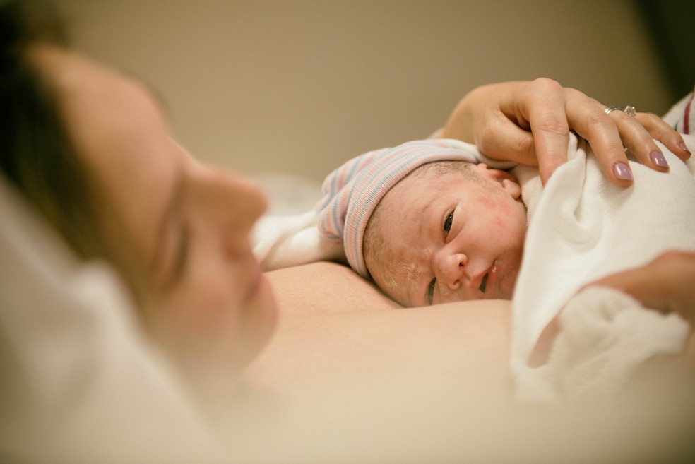 É possível ter um parto vaginal após a cesárea  — Foto: Getty Images