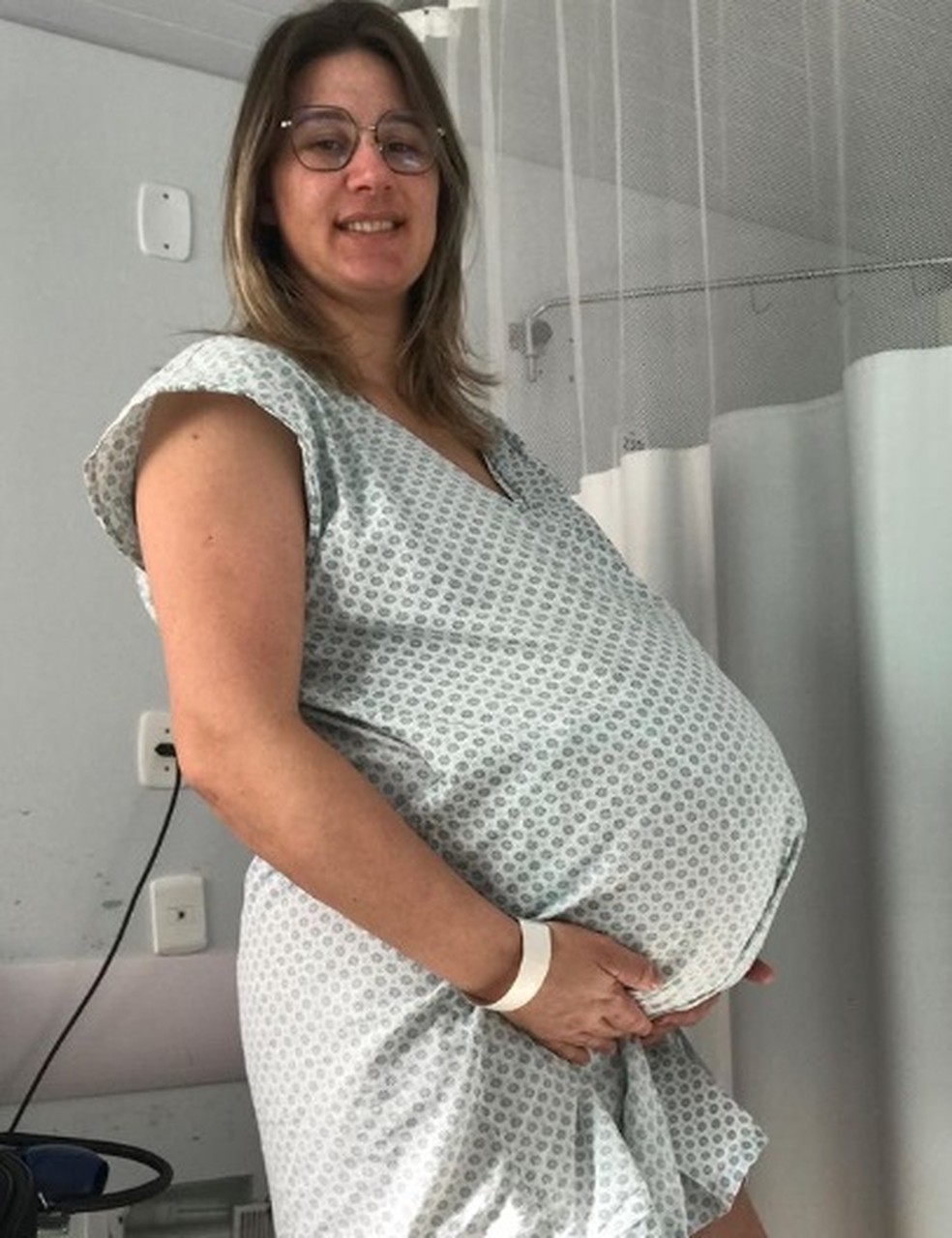 Denise com 33 semanas — Foto: Reprodução/Instagram
