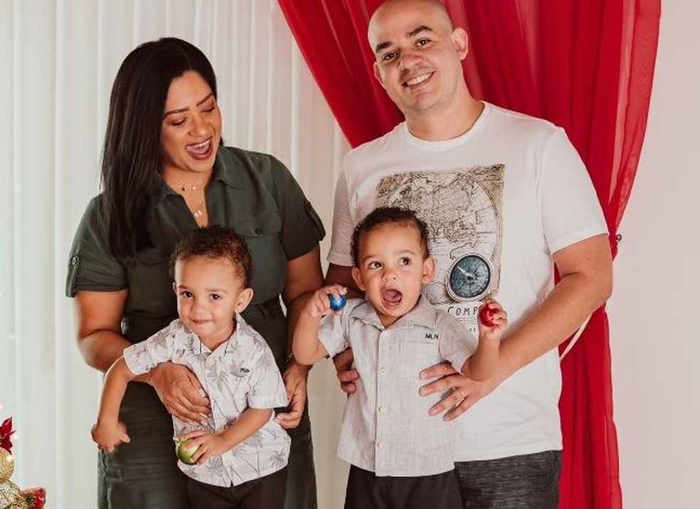 Felipe, 39, marido de Marivone, a apoiou em todo o processo — Foto: Arquivo pessoal/ Marivone Araújo